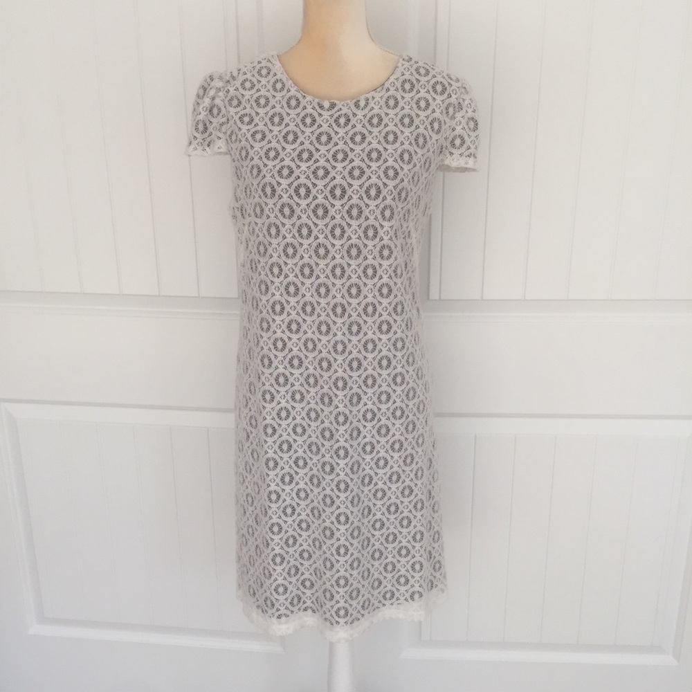Suzi Chin Lacey shift dress size 10